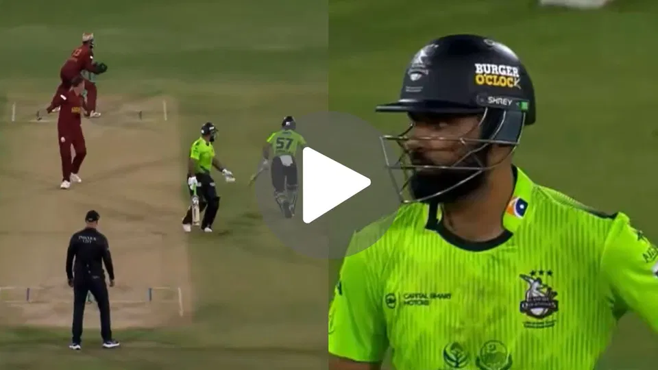 Fakhar Zaman run out news